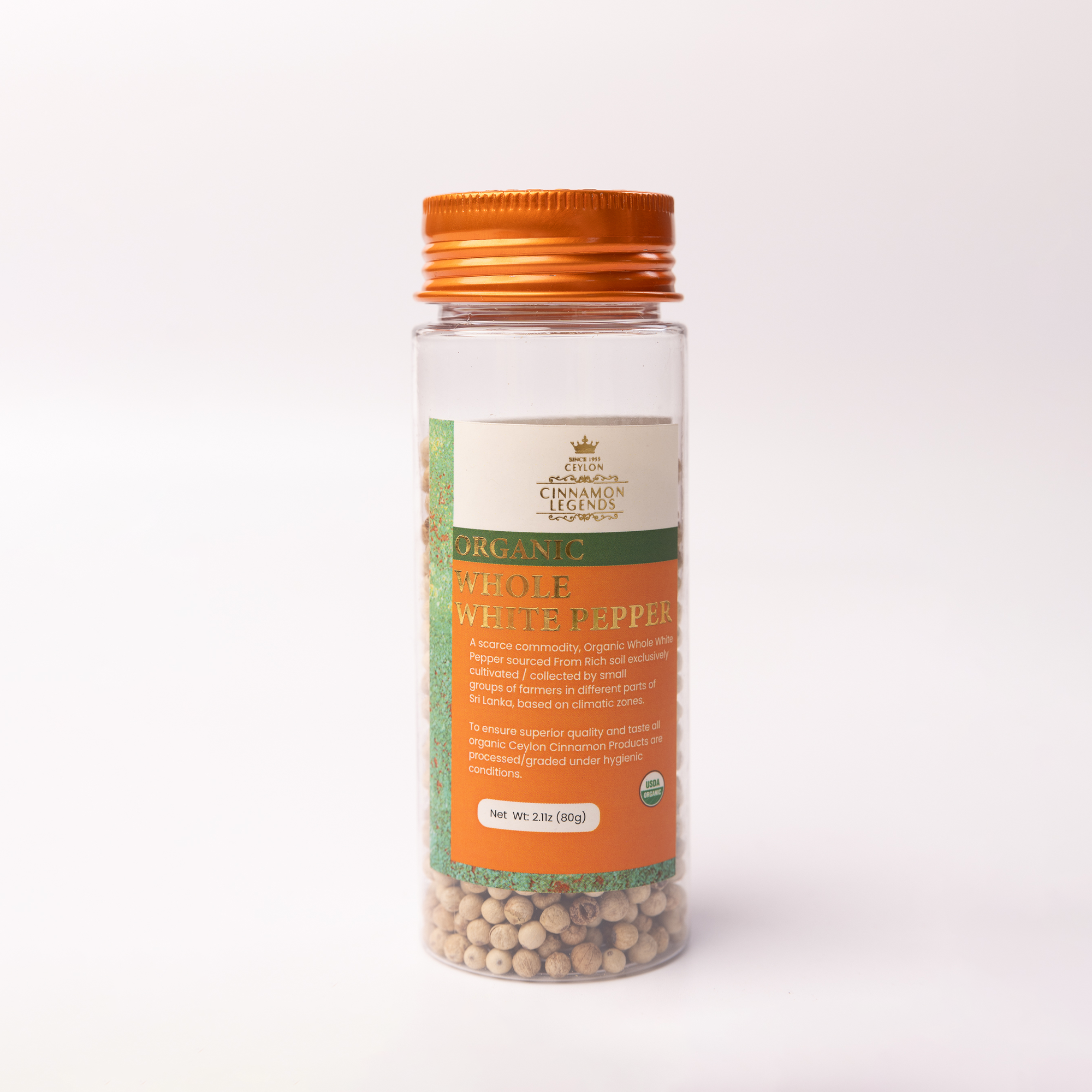 Organic White Pepper (PET Can)